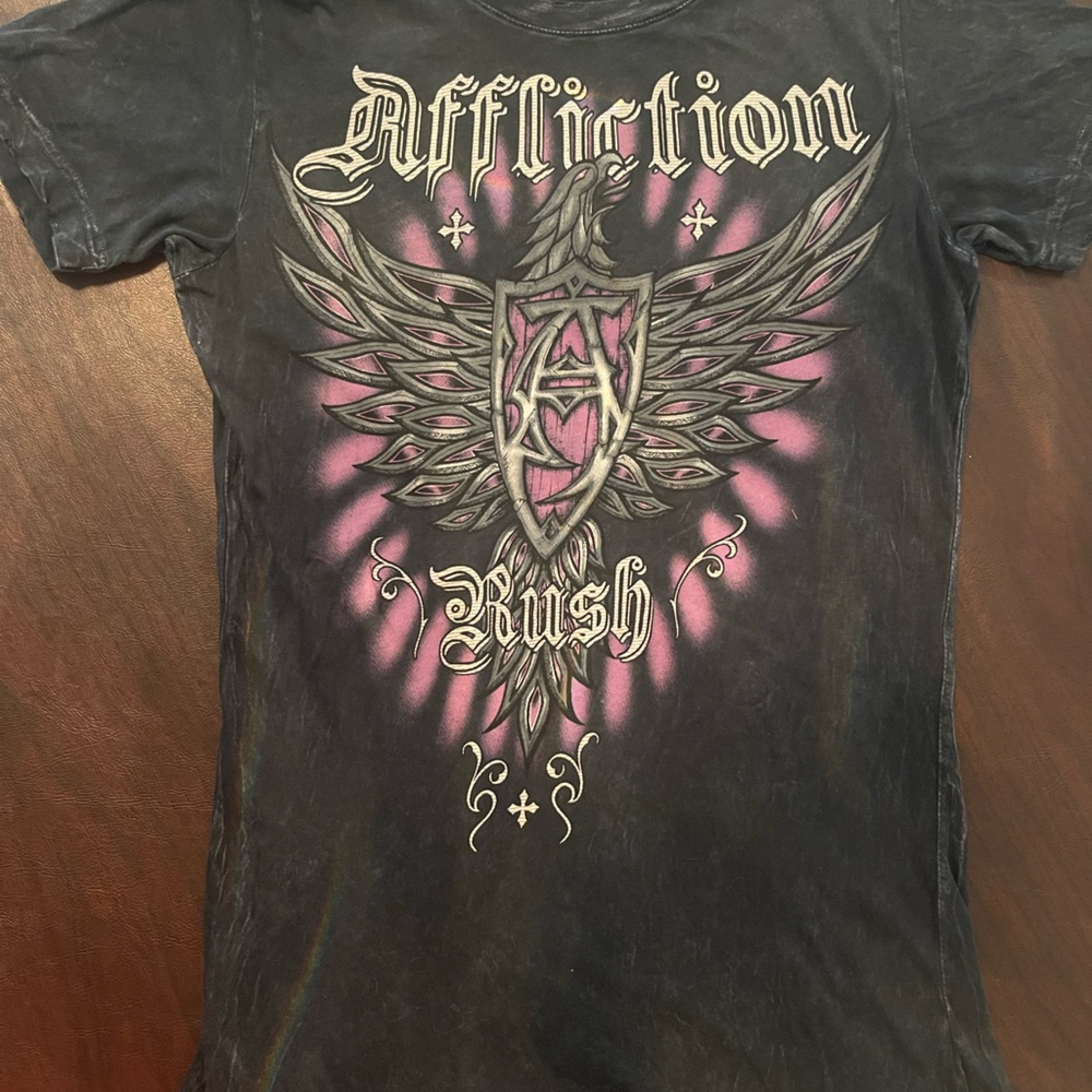 Affliction Womens Top Rush Series George's St-Pierre